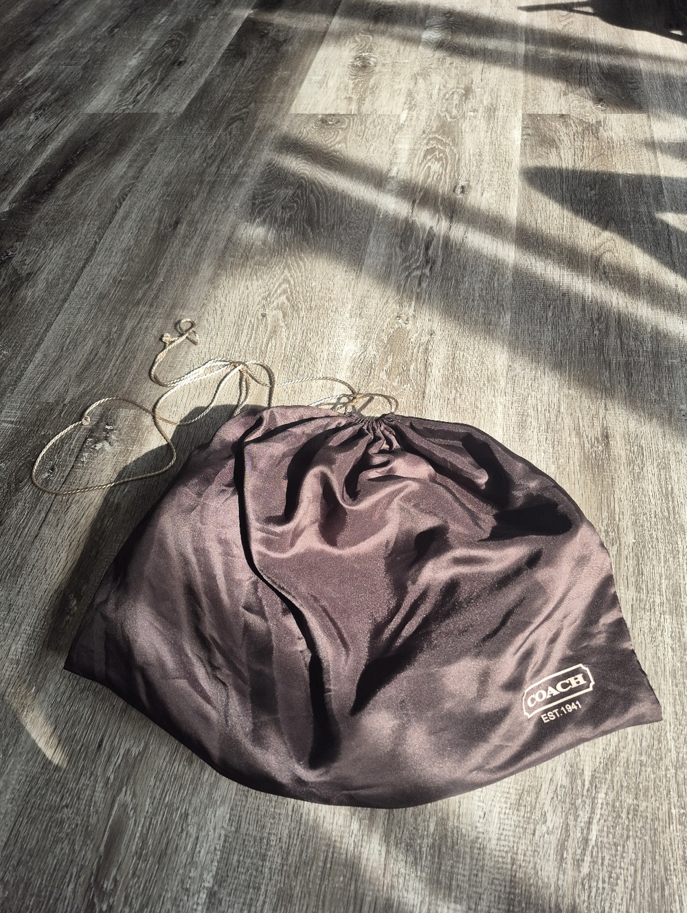 Coach Hobo Bag in Pink, Cream, Tan with Woven Tan Leather Strap - Picture 7 of 7